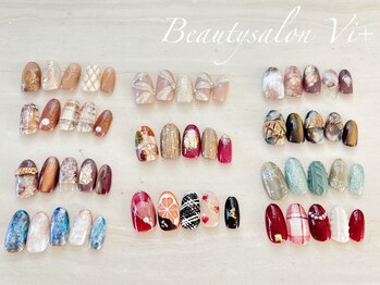 ヴィプラス(Vi+)/１月２月Amiキャンペーンネイル