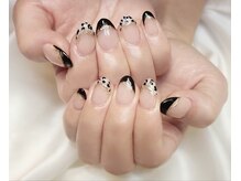 チェリー(Cherry)/【フレンチxアニマル柄ネイル】