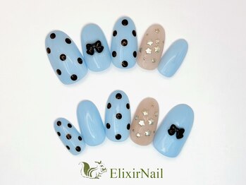 エリクサーネイル 新橋(Elixir Nail)/定額a シンプル/クーポン使用