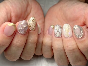 ブリスフルハピネス(Blissful happiness)/持込キルティングネイル