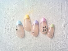 パピー 四条烏丸(puppy)/カラーフレンチネイル