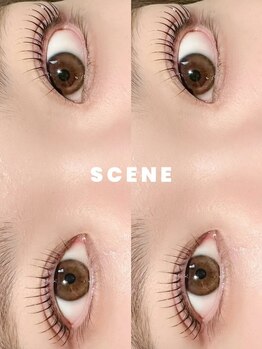 シーン(SCENE)の写真/自まつ毛の状態を見極めお悩みに沿ったデザインをご提案◇丁寧なケア付◎自然な付け心地で理想のお目元へ♪