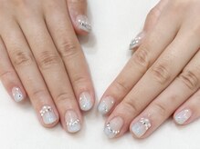 リーチェ ビューティアンドネイルサロン 大名店(Beauty&Nail Salon)/爽やかブルーネイル♪