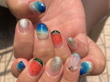 ネイルキュート アンド クールラッシュ 亀有店(nailcute & CoolLash)/The Summer nail