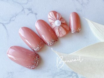 ぷっくりフラワー ラメ9980円