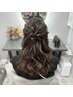 お呼ばれやパーティ、ライブなどに｜ヘアセット ¥4000