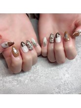 エーナイン イオンモール三川店/バレンタインネイル