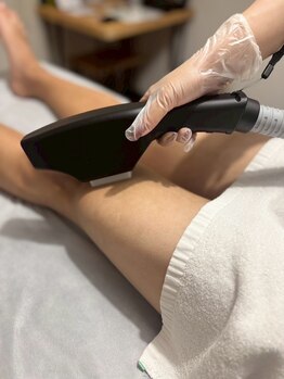 ノノケケ(NONOKEKE)/４．ジェル塗布後、照射開始