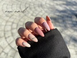 ピンク5色nail