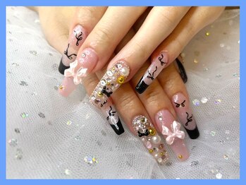 アルセ(arce)の写真/数少ないスカルプチュアネイル！夢可愛い系からギラギラ夜職系まで◎盛り盛りデザインもOK☆