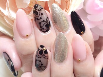 ネイルマジック 仙台一番町店(NAIL MAJIC)/フロッキーフラワー★オーダー