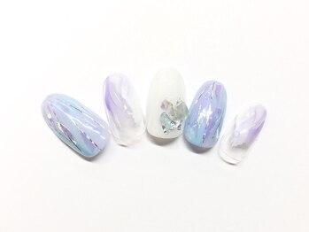 エトワール 中川中島店(Etoile)/オーロラ天然石ネイル