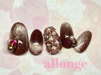 美サロン アロンジェ甲府向町店/キルティングネイル☆