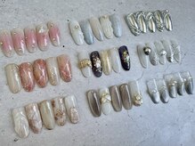 ネイルアイラッシュサロン ジョアアンジェ 難波店(joie ange)/ニュアンス　ワンホンネイル