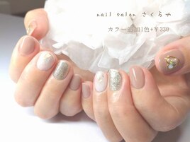 自撮りに◎親指ハートアート♪
