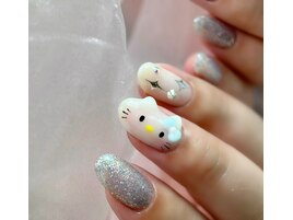 キティちゃんネイル
