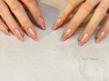 ネイル ドゥ 岡山駅前店(Nail Doux)/ミラーフレンチネイル