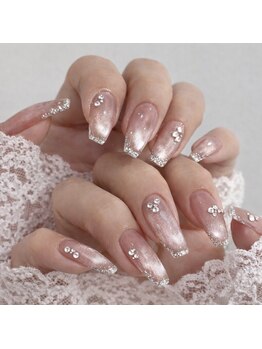 nail.S東花園店 ワンカラー/パラジェルネイル/マグネット/フィルイン/長さだし/フット/マグネットネイルグラデーション