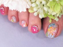 トータルビューティーアンドアズフローラ(Total Beauty & a`s Flora)/カラフル★クリアフラワーフット