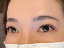 エヌ アイラッシュ(enu eyelash)の雰囲気（フラットラッシュとボリュームラッシュのミックスラッシュ）