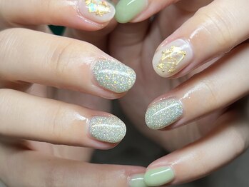 ルナ(LuNa)/9月選べるアートコース/秋ネイル