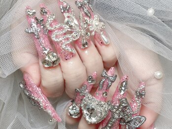 エスフィーネイルサロン ブリーユ(Esfy nailsalon Brille)の写真/自他店共に付替えオフずっと無料♪【ジェル付放¥10800/アプレ定額¥10400/スカ定額¥12400】最新パーツ有★