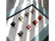 ベイビーブルー(Baby Blue)の雰囲気（カラーエクステもあります）