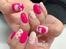 ペルテ 浦和(Per Te)/春ネイル/ピンク/3D/持ち込み/