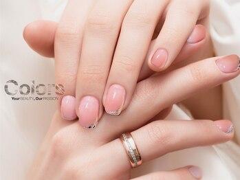 カラーズ広尾 ネイルラウンジ(Colors Hiroo Nail Lounge)/ジュエリーフレンチ 10450→9350