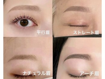ゼッカ バイ グランジュテ 門前仲町(zekka by grandjete)の写真/合わせ眉をご提案♪眉でお顔の印象は大きく変わる…！あか抜けたオシャレFaceに♪
