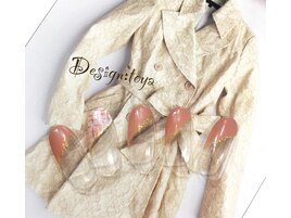 ベージュ&ツイード