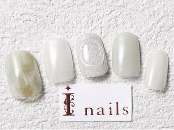 アイネイルズ 梅田店(I nails)/ぷっくりニュアンス　￥7700