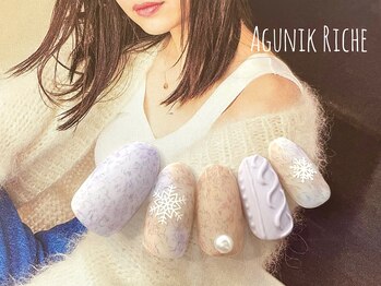 アグニークリッシェ(Agunik Riche)/【ニットネイル】