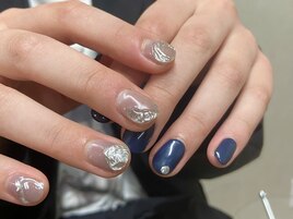 【卒業式・入学式ネイル】