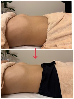 笑うヘソ歌う脳 銀座店/変化　ビフォーアフター