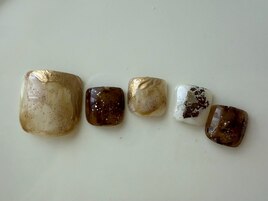 フット定額デザインネイル