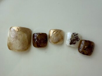 フット定額デザインネイル