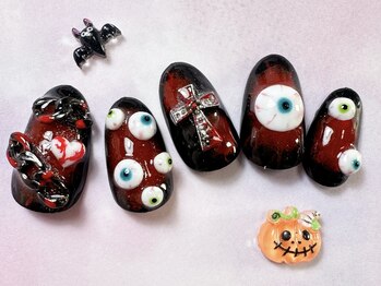 リコリコネイル(Riko Riko Nail)/ハロウィンデザイン