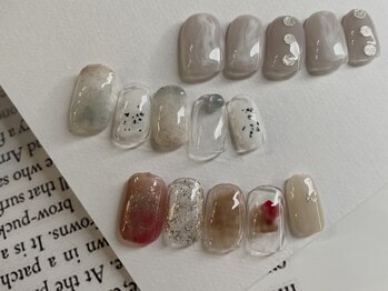 アイネイルズ 梅田店(I nails)の写真/洗練された大人可愛いデザイン得意です♪シンプルの中に上品さをプラス☆[梅田]