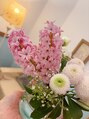 イーズ/リバイタ グランツリー武蔵小杉店&nbsp;お花を育てました！サロン内のお花でも是非癒されてください。