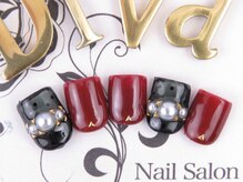 ネイルサロン ディーバ ギンザ(Nail salon Diva GINZA)/秋 シースルー FOOT　8500