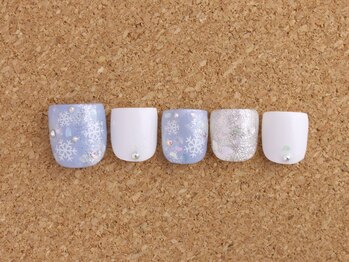 ネイルサロン ブランロール 白金店(Nail Salon Blanl'or)/FOOT スノーフレーク☆