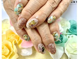 【岡田】上品！大理石ネイル☆