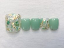 ルリアンネイル(le lien nail)/Foot定額アートコースA