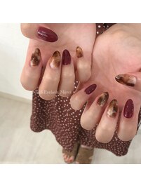 カフェラテネイル