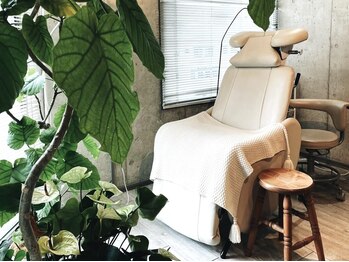 マツゲパーマ プペアイラッシュ(pupe eyelash)/フラットリクライニングチェア