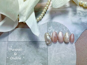 ピュアネイルアンドオンディーヌ/定額ミドルデザイン