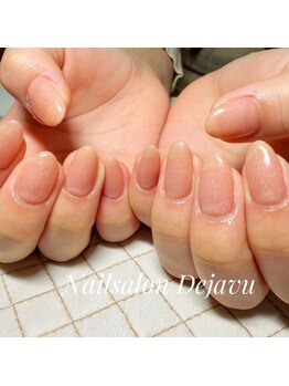 ラメを混ぜたワンカラー