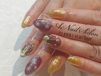 20/11/21　クリスマスnail