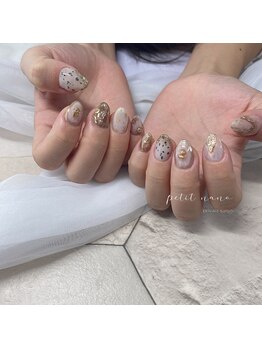 プチナノ(petitnano)/ニュアンスorフレンチネイル